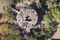 Bidonì-resti del nuraghe semplice Bentosu: veduta dall’alto