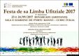 Bonarcado-Locandina della 'Festa de Sa limba Sarda Ufitziale'