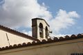 Bonarcado: chiesa di San Sebastiano: il campanile a vela sulla fiancata destra