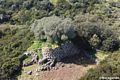 Bonarcado-resti del nuraghe complesso Cuau di tipo misto