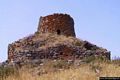 Bortigali: il nuraghe Orolo: veduta frontale