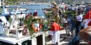 Bosa: bosa Marina: il processione di barche per la festa di Santa Maria del Mare