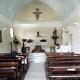 Burcei-chiesa campestre di Santa Barbara: interno verso il presbiterio