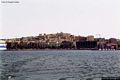 Cagliari: vista dal mare della Basilica e del monastero di Nostra Signora di Bonaria