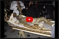 Cagliari-La processione de S’Interru dalla chiesa di San lucifero a cura dei confratelli del Santo Cristo
