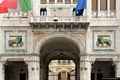 Cagliari: il palazzo Civico: il particolari della facciata