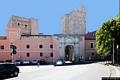 Cagliari-Ingresso al Castello da ovest dalla porta Cristina