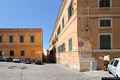 Cagliari: alle destra del palazzo Santjut si trova il palazzo Amat Cagliari: alle destra del palazzo Santjut si trova il palazzo Amat