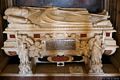 Cagliari-cripta della Cattedrale definita il Santuario dei Martiri: sarcofago dell&rsquo;arcivescovo Francisco de Esquivel