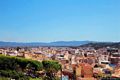 Cagliari: veduta della zona orientale con lo stagno di Molentargius