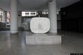 Cagliari: il palazzo del Consiglio regionale: graffito di Costantino Nivola realizzato su disegno di Salvatore Fancello