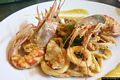 Cagliari-Hit&agraveBistrot: fritturina mista di Calamari, gambero rossi e zucchine