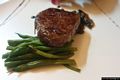 Cagliari-Hit&agraveBistrot: filetto di manzo con funghi champignon e sesamo, fagiolini e salsa di patate, cipolla e basilico