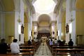 Cagliari-Chiesa di San Lucifero: interno verso il presbiterio
