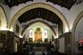 Cagliari-Chiesa parrocchiale di San Bartolomeo: interno verso il presbiterio