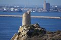 Cagliari-Il promontorio di Sant&rsquo;Elia: la Torre di Cala Bernat&agrave; o Torre del Lazzaretto o Torre de Su Perdusemini