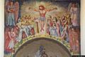 Cagliari-Santuario della Madonna del Carmine: mosaico della Gloria di Cristo con Angeli e Santi carmelitani