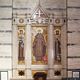 Cagliari-Santuario della Madonna del Carmine: mosaico che rappresenta i Santi