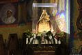 Cagliari-Santuario della Madonna del Carmine: il piccola statuetta in legno della Madonna del Carmelo