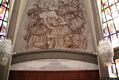 Cagliari: chiesa parrocchiale dei Santi Giorgio e Caterina: la lapide del 1596 che ricorda la posa della prima pietra