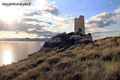 Cagliari: il promontorio di Sant’Elia: la Torre di Cala Bernat o Torre del lazzaretto o Torre de su Perdusemini