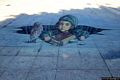 Cagliari: la piazza del Carmine: l’imponente opera d’arte realizzata coi gessetti colorati e tempere da Vera Bugatti Cagliari: la piazza del Carmine: l’imponente opera d’arte realizzata coi gessetti colorati e tempere da Vera Bugatti