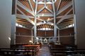 Cagliari-Santuario della Medaglia Miracolosa: interno verso il presbiterio
