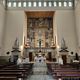 Cagliari-Chiesa parrocchiale di San Francesco d&rsquo;Assisi: interno verso il presbiterio