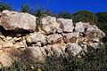 Cagliari-Il muro di contenimento interpretato come resti di un nuraghe
