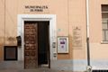 Cagliari-Pirri: ingresso del palazzo che ospita la Municiaplità di Pirri Cagliari-Pirri: ingresso del palazzo che ospita la Municiaplità di Pirri