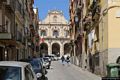 Cagliari-La via Domenico Alberto Azuni ci porta alla chiesa di San Michele
