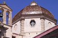 Cagliari-Chiesa di San Michele: la cupola maiolicata