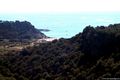 Dorgali-Cala di Osalla: veduta della Cala di Osalla dalla strada di accesso