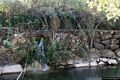 Dorgali: il parco Museo S’Abba Frisca: cascata con laghetto