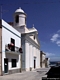 Calasetta-La piazza con la chiesa parrocchiale di San Maurizio