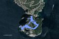 Alghero-Capo Caccia: il planimetria di massima della grotta di Nereo Alghero-Capo Caccia: il planimetria di massima della grotta di Nereo