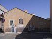 Capoterra: chiesa parrocchiale di Sant’Efisio: un affresco davanti alla chiesa