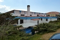 Carbonia-Complesso Sportivo di via delle Cernitrici: esterno della piscina Comunale