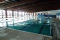 Carbonia-Complesso Sportivo di via delle Cernitrici: interno della piscina Comunale