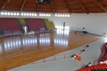 Carbonia-Complesso Sportivo di via delle Cernitrici: interno del Palazzetto dello Sport