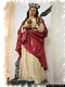 Carbonia-La chiesa parrocchiale di San Ponziano: statua di Santa Barbara
