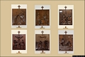 Carbonia-La chiesa parrocchiale di San Ponziano: alcune tavole della Via Crucis disegnata da Eugenio Tavolara e scolpita dall’intagliatore algherese Pasquale Tilocca
