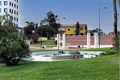 Carbonia-La fontana di piazza Marmilla