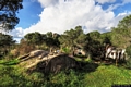 Carbonia-Il parco del Colle di Rosmarino: il bunker della seconda guerra mondiale