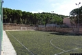 Carbonia-impianti sportivi della chiesa della Beata Vergine Addolorata: il campo da calcetto ossia calcio a cinque