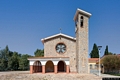 Carbonia-Bacu Abis: facciata della chiesa parrocchiale di Santa Barbara Vergine e Martire