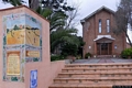Carbonia-Barega: esterno della chiesa della Natività di Maria di Barega