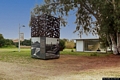 Carbonia-Serbariu: monumento nella piazza Sergio Usai