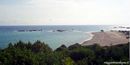 Cardedu-spiaggia di lispedda nota anche come la Spiaggetta: veduta panoramica della spiaggia