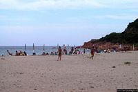 Cardedu-Spiaggia di Sa Perda &rsquo;e Pera: veduta della spiaggia verso sud